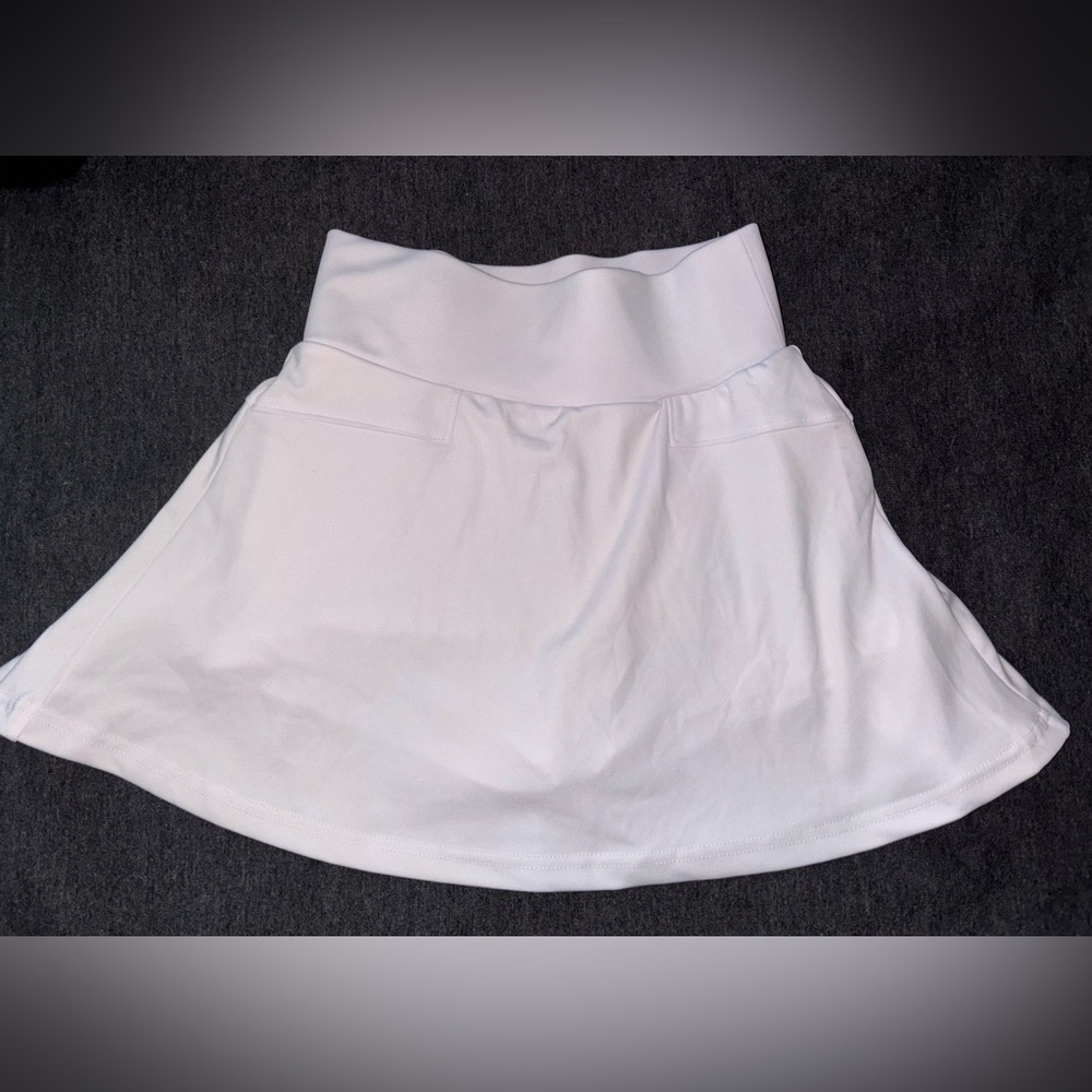 White Flared Skirt